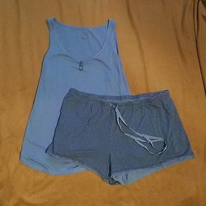 Nautica tank & shorts pajama set large